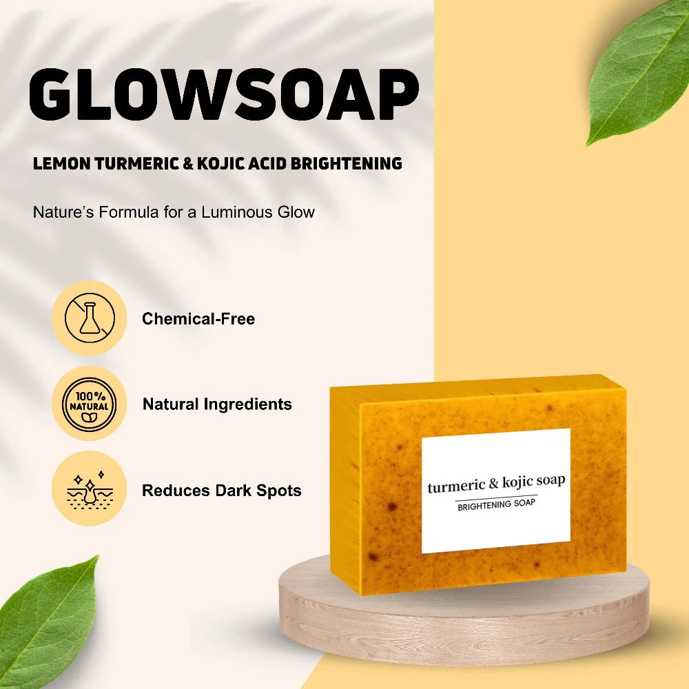 GlowSoap© Lemon Tumeric & Kojic Acid